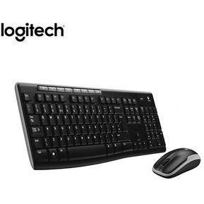Teclado Logitech + Mouse MK270 Wireless Usb Black