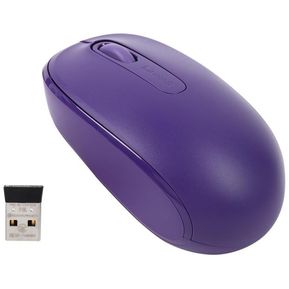  Microsoft Mouse Inalámbrico -Mouse óptico Inalámbrico Microsoft Mobile 1850 Purpura