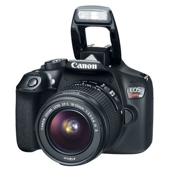 Cámara Reflex Canon Eos Rebel T6 18 Megapixeles-Negro