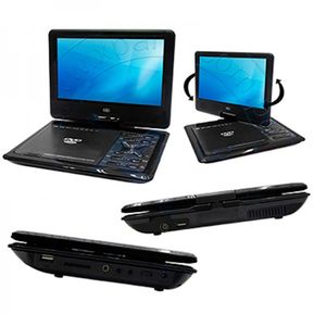 Reproductor De DVD Portátil Intense Devices ID-LP960, 9" TFT Giratoria, TV, FM, USB, SD