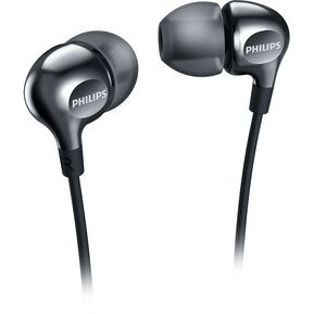 Philips Auriculares SHE3700BK, Negro, 20 MW, Estéreo, 1.2 Mts, 3.5mm