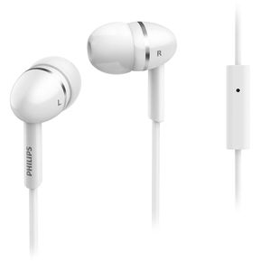 Auriculares Philips SHE1455WT, Blanco, 5mW, Estéreo, 1.2 Mts, 3.5mm.