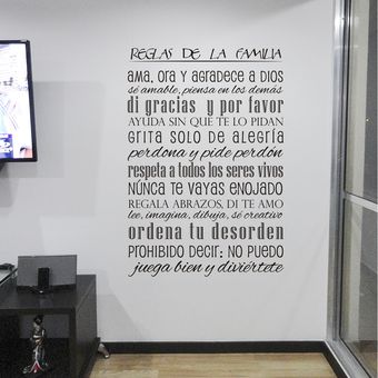 Vinilos de frases para paredes