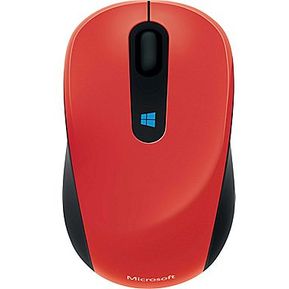 Mouse óptico Inalámbrico Microsoft Sculpt Mobile Rojo