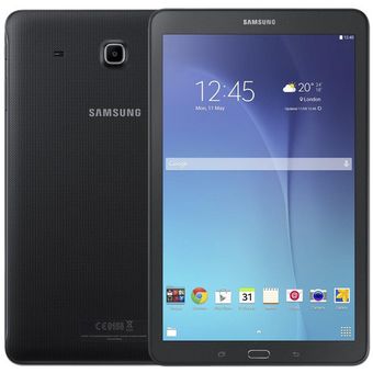 Tablet Samsung Galaxy Tab E, Procesador Quad Core (1.3 GHz), Memoria RAM De 1.5GB, Almacenamiento De 8GB, Soporta Micro SD, Pantalla De 9.6" (1280x800), Red Wi-Fi 802.11 B/g/n, Android 4.4. SM-T560NZKAMXO