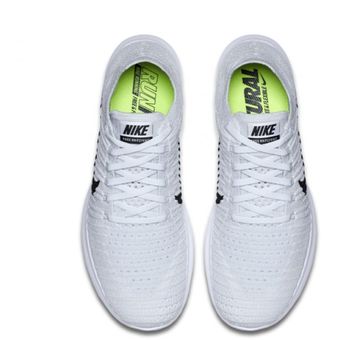 nike free flyknit blanco