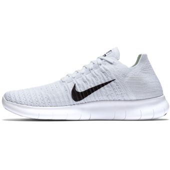 nike free rn flyknit hombre blanco