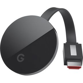 Google Chromecast Ultra UHD 4K HDMI Streaming Media Player, Black
