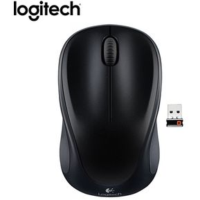 Logitech Mouse Inalámbrico M317-1000 Dpi, Negro, Receptor USB, 2.4GHz