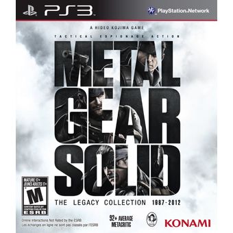 Metal Gear Solid Legacy Collection Playstation 3