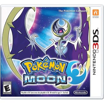 Videojuego Pokémon Moon Lanzamiento Nintendo 3DS